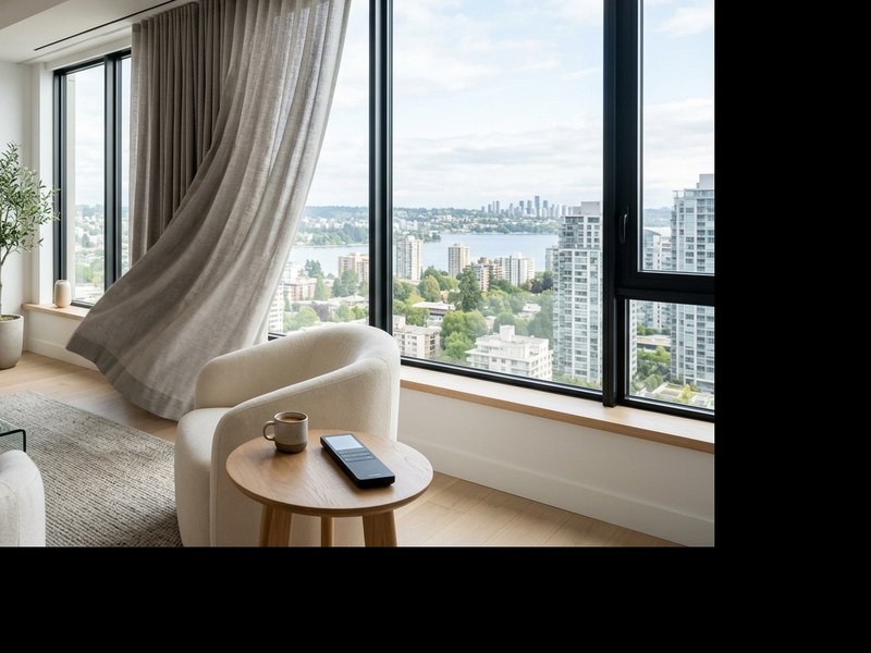 Smart WiFi Motorized Curtain Track